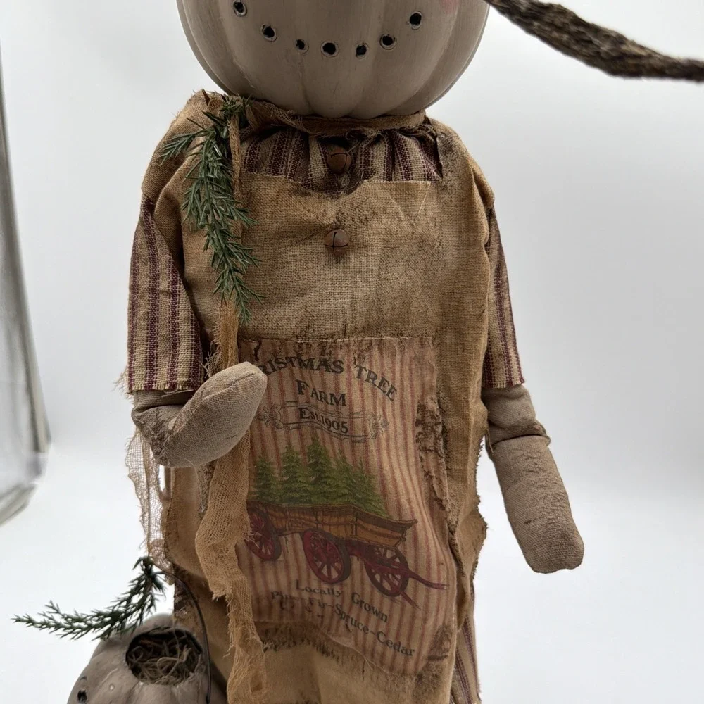 Primitive Folk Art Winter Doll 23